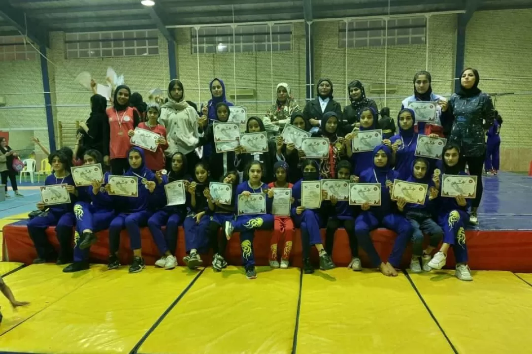کسب مدالهای رنگارنگ برای بانوان ووشوکار شهرستان میناب