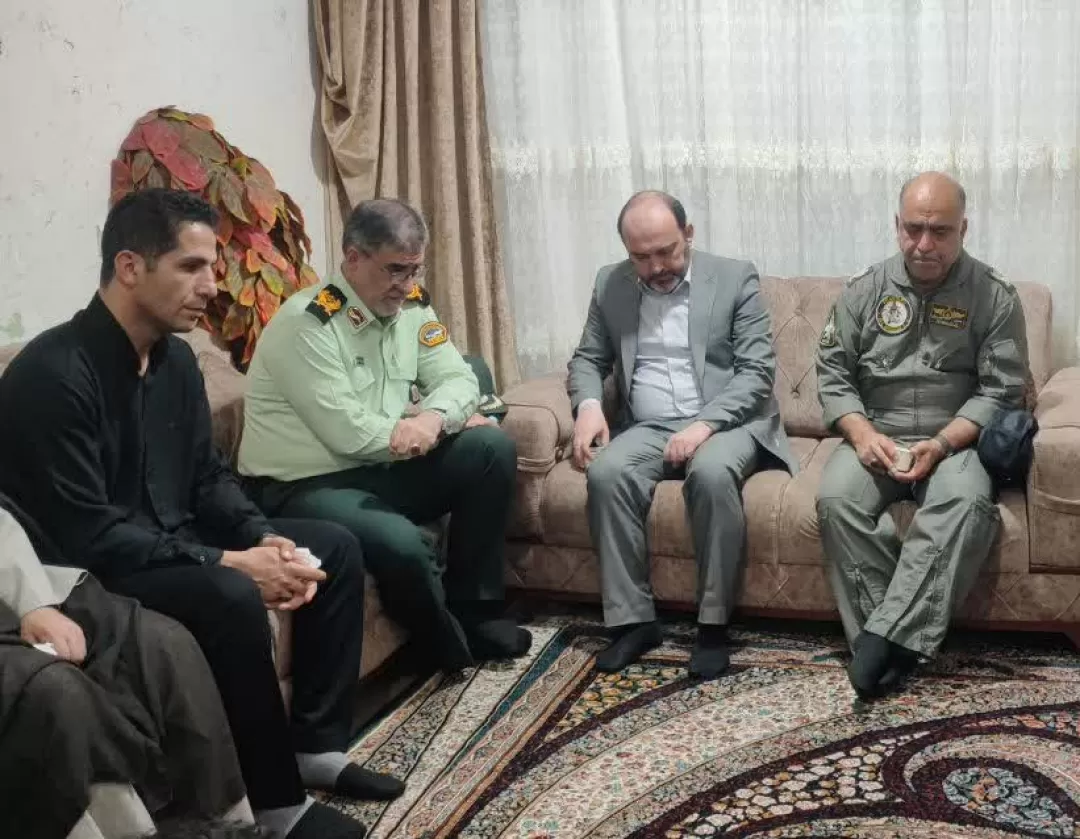 دیدار استاندار هرمزگان با خانواده شهید مدافع امنیت