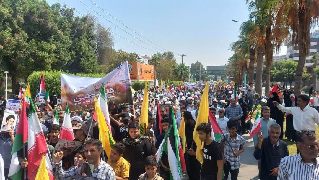 برگزاری راهپیمایی «روز قدس» در ۱۰۰ نقطه هرمزگان