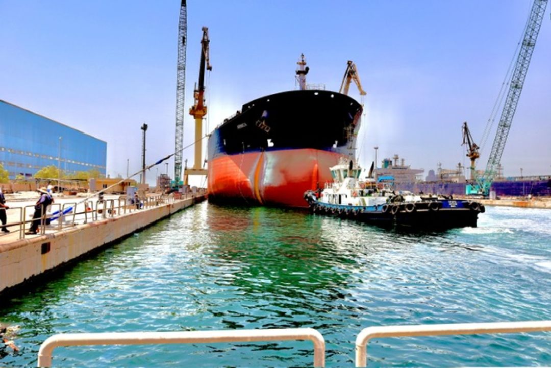 نفتکش غولپیکر تعمیرات اساسی شد