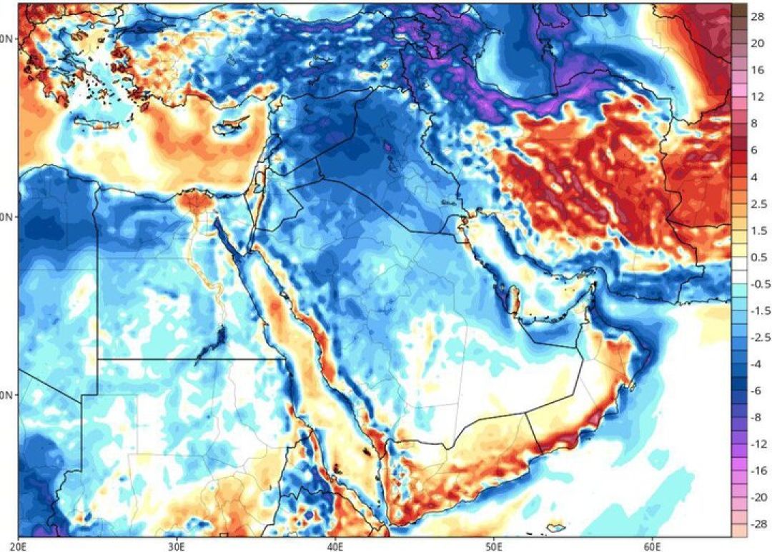 کاهش دما در ۹ استان آغاز میشود