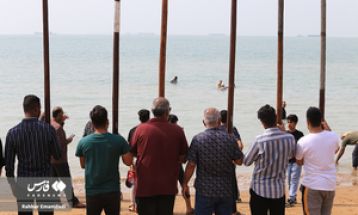 «عَلَم شویی» در ساحل خلیج‌فارس