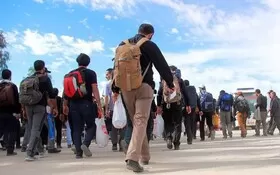 شرکت ۵۴ هزار هرمزگانی در پیادهروی اربعین