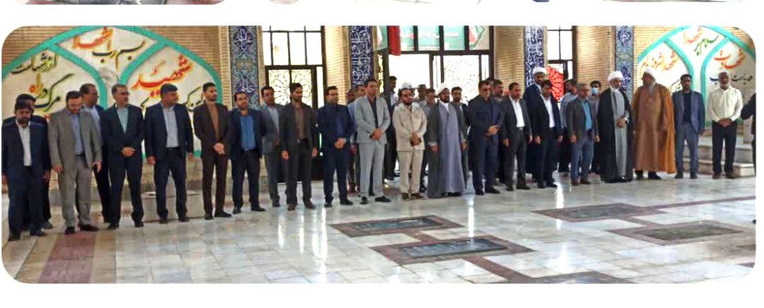 تجدید میثاق مسئولان قضایی میناب با آرمان‌های شهدا