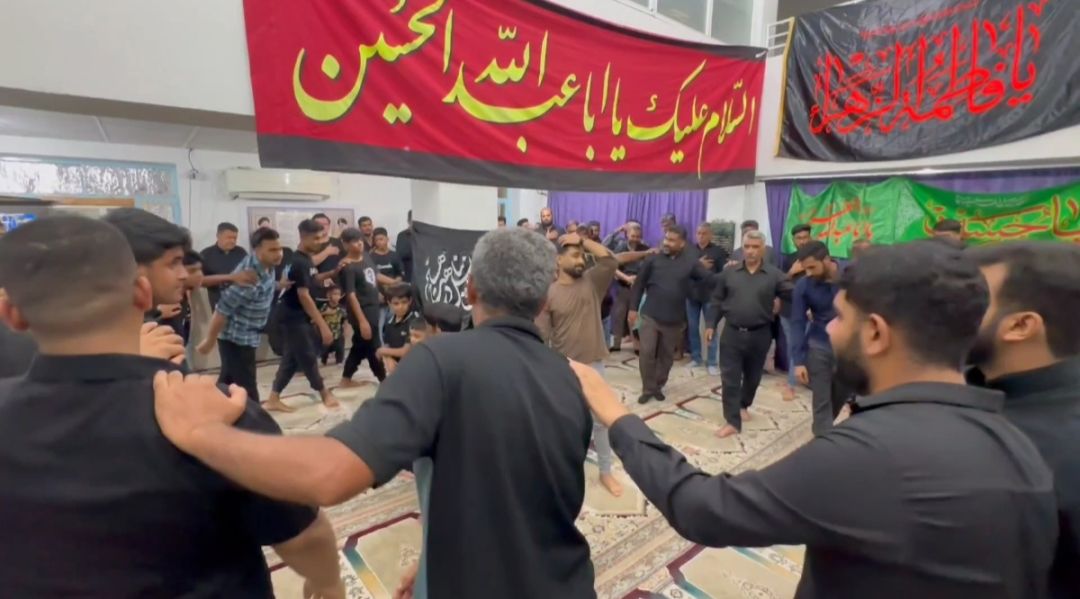 طنین ماتم کربلا در مسجد امام علی(ع) بستک